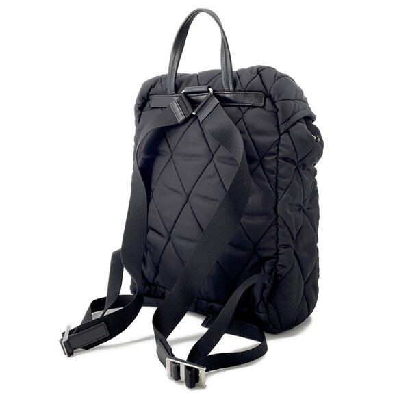 Prada Quilted Backpack Rucksack Daypack Bag Black main image 1